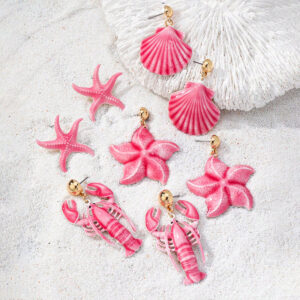 Wholesale Star Conch Shell Women's Earrings