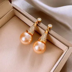 120# Silver Needle-Gold-Champagne-Pearl