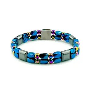 Double Blue Magnet Bracelet