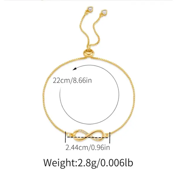 Wholesale Copper 18K Gold Plated Inlay Leaves Heart Shape Flower Zircon Bracelets