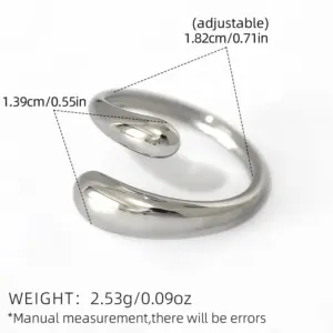 Silver / adjustable / 1 Piece Ring