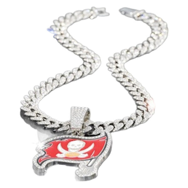 Wholesale Hip Hop Pirate Pendant Cuban Chain Necklace