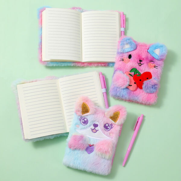 Wholesale Cartoon Animal Series Plush Notebook