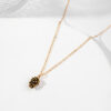 Wholesale Alloy chain pine cone necklace choker necklace