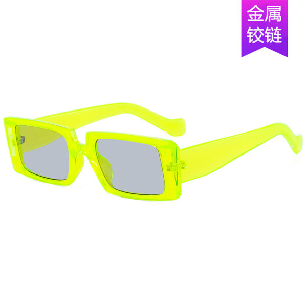 Wholesale Cross-border European and American square sunglasses simple 2023 new fashion women's fashion personalized sunglasses Street Photo Sunglasses