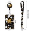 Wholesale Mobile Phone Hanging Chain Wrist Lanyard Key Pendant Telescopic Keychain Card Holder