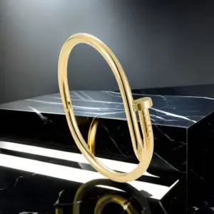 Gold Nail Bracelet