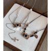 oly-ae81216774d28051a0690a004d6cabd2 Wholesale Vintage Brown Camera Pearl Necklace Women's Light Luxury Niche Design All-match Unique Distinctive Long Chain Woolen Chain Aessories