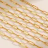 304 Stainless Steel Chain Ion Plating (IP) 18K Gold Plated Simple Style Waterproof Non Tarnish Plating Cable Chain Chain Necklace