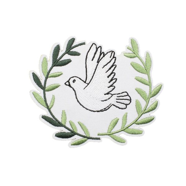 Wholesale Faith Letter Series Embroidered Fabric Patch with Cross