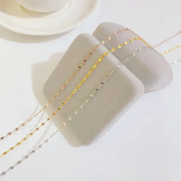 Wholesale Jewelry Simple Style Solid Color 304 Stainless Steel Stainless Steel Necklaces