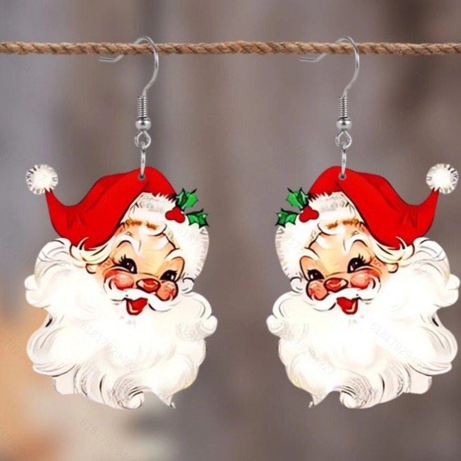 Wholesale Cute Flat Acrylic Earrings