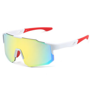 Solid white frame gold and silver