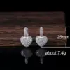 Wholesale Geometric Diamond Copper Artificial Gemstones Earrings