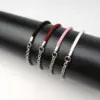 Wholesale Simple Style Geometric Titanium Steel No Inlaid Stainless Steel Bracelets In Bulk