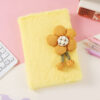 Wholesale Plush Diary Three-Dimensional Sunflower Notebook
