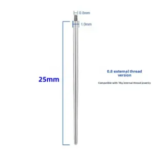 Straight Rod External Thread 0.8*1.0