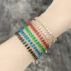 Wholesale 1 Piece Simple Style Leaf Copper Plating Inlay Zircon Bracelets