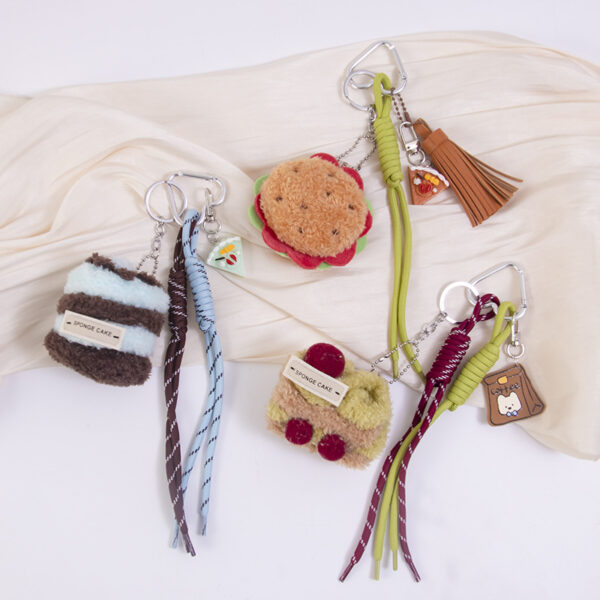 Wholesale Plush Cherry Cake Doll Bag Pendant