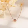 Wholesale PVD Coated 18K Gold Plated Animal Paw Print Titanium Steel Simple Style Korean Style Waterproof Non Tarnish Bracelets Earrings Necklace