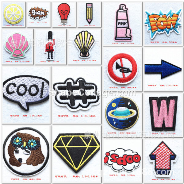 Wholesale Cute rabbit cartoon cloth patch for children's clothes