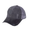 Wholesale Washed ponytail baseball cap foreign trade hat women summer spring autumn old outdoor solid color cap