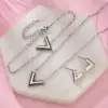 Wholesale Fashion V Shape Titanium Steel Plating Bracelets Earrings Necklace