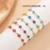 Fashion Devil's Eye Copper Bracelets Enamel Copper Bracelets