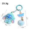 Wholesale Flocked Cartoon DIY Keychain