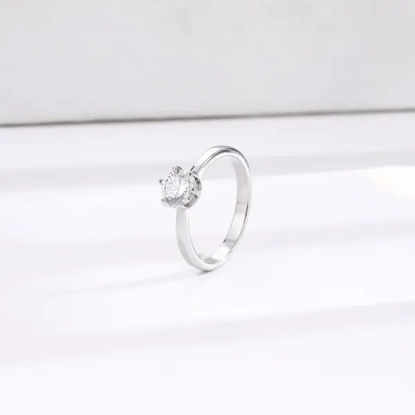 Vacuum Plating Real Gold Plated 18K Gold Round 304 Stainless Steel Elegant Glam Luxurious Waterproof Non Tarnish Rings