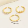 Wholesale Vacation Simple Style Flower Bow Knot Copper Enamel Plating Inlay Zircon 18k Gold Plated Women's Toe Rings