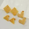 Wholesale 1 Pair Elegant Solid Color Plating Stainless Steel Titanium Steel 18K Gold Plated Ear Studs