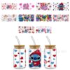 Wholesale New Stitch Uv Dtf Transfer Crystal Transparent Sticker Waterproof and Scratch-Resistant Cartoon Stitch Wholesale Cross-Border