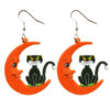 Wholesale Halloween Retro Night Acrylic Earrings