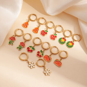 Wholesale Christmas bell earrings