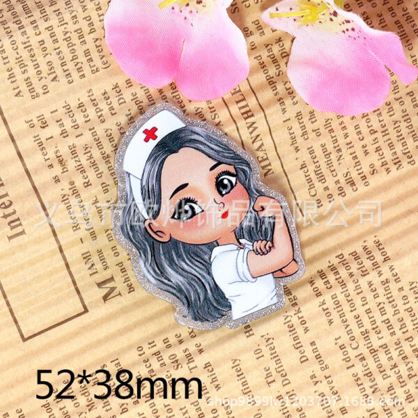Wholesale Cartoon Letter Rainbow Heart Bag Acrylic