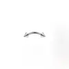 Wholesale 1 Piece Titanium Alloy Simple Style Eyebrow Studs Solid Color Lip Rings Eyebrow Studs