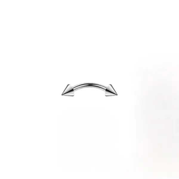 Wholesale 1 Piece Titanium Alloy Simple Style Eyebrow Studs Solid Color Lip Rings Eyebrow Studs