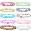 Wholesale Simple Style Multicolor Moonstone Beaded Bracelets