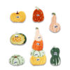 Wholesale Self-Paste Funny Pumpkin Embroidery Cloth Sticker Bag Mobile Phone Cute Decorative Embroidery Sticker Clothes Hole Patch Sticker