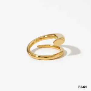 (316 Stainless Steel) Gold K569