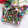 Wholesale e-commerce product: Green Gulu Head Silicone Cartoon Beads, wholesale from the factory, DIY silicone beads.