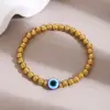Classic Style Devil's Eye 304 Stainless Steel Bracelets In Bulk