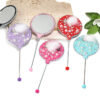 oly-af94cbd3dc1abca5afec64ed7a5fe56c Wholesale Starry Sky Soft Sugar Beaded Handheld Makeup Mirror