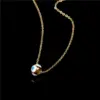 Wholesale New Copper Dripping Oil Eye Pendant Female Gold-plated Necklace Turkish Devil Eye Necklace Cross-border Wholesale
