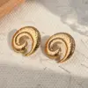 Electroplating Golden Plated Octopus Round Starfish 304 Stainless Steel Casual Simple Style Polishing Plating Earrings