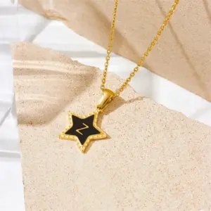 Z Letter Gold Necklace