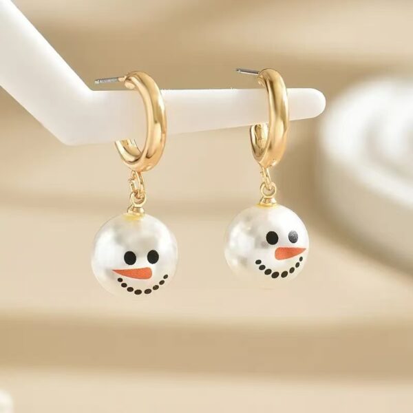 Wholesale Christmas snowman earrings