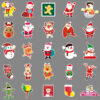 Wholesale 50 pcs/pack Christmas Cartoon Graffiti Personality Stickers