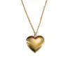 Fashion Heart Shape Stainless Steel Plating Pendant Necklace 1 Piece